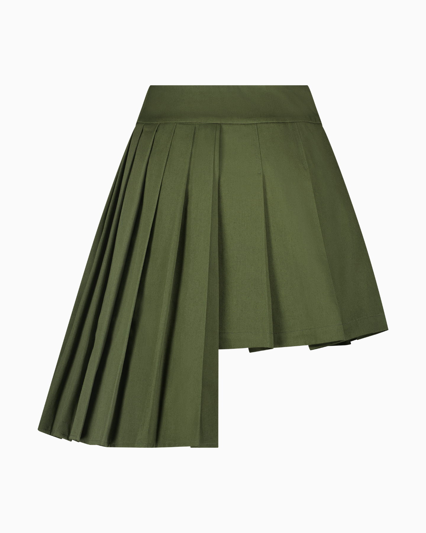 Asha Asymmetric Pleated Skirt